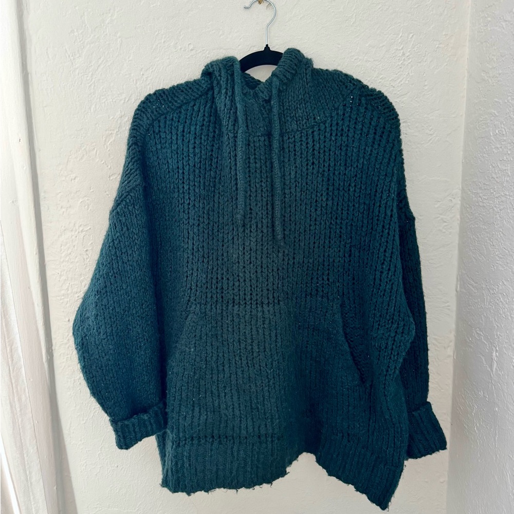 Zara Forest Green Knit Sweater